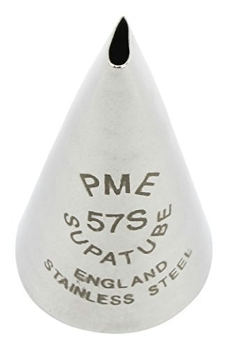 PME No. 57S Stainless Steel Straight Petal Decorating Tip: $6.95 PME No. 57S Stainless Steel Straight Petal Decorating Tip: $6.95