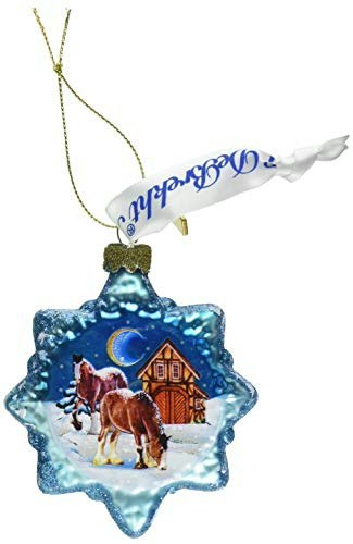 G.DeBrekht Santa Horse Glass Ornament: $8.97 G.DeBrekht Santa Horse Glass Ornament: $8.97