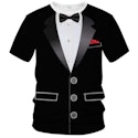 Men's Tuxedo Graphic T-Shirt for $12 + free shipping w/ Prime