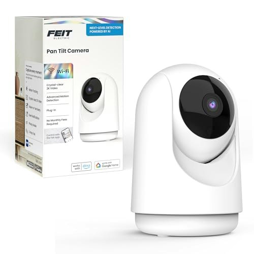Feit Electric 2K Smart Pan Tilt Security Camera: $52.65 Feit Electric 2K Smart Pan Tilt Security Camera: $52.65
