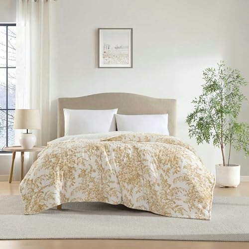 Laura Ashley Reversible Plush Sherpa Twin Blanket: $41.83 Laura Ashley Reversible Plush Sherpa Twin Blanket: $41.83