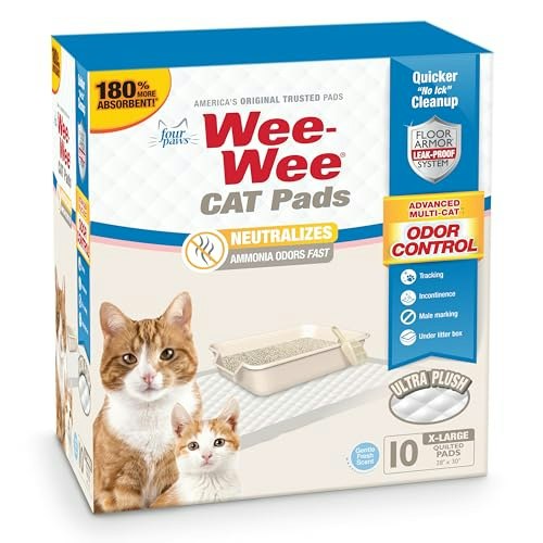 Four Paws Wee-Wee Cat Pads 10-Pack: $17.48 Four Paws Wee-Wee Cat Pads 10-Pack: $17.48