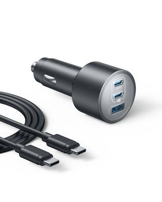 Anker 167.5W Max 3-Port Ultra-Compact USB C Car Charger for $34 + free shipping
