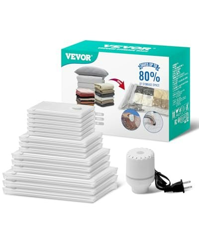 Vevor Vacuum Storage Bags 15-Pack: $17.91