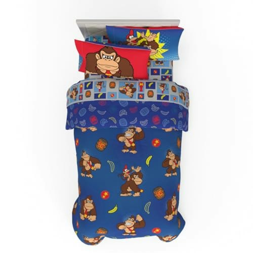 Donkey Kong 5-Piece Twin Comforter and Sheet Set: $57.17 Donkey Kong 5-Piece Twin Comforter and Sheet Set: $57.17