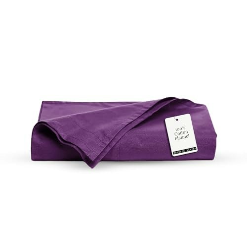 Tribeca Living King Cotton Flannel Flat Sheet: $29.16