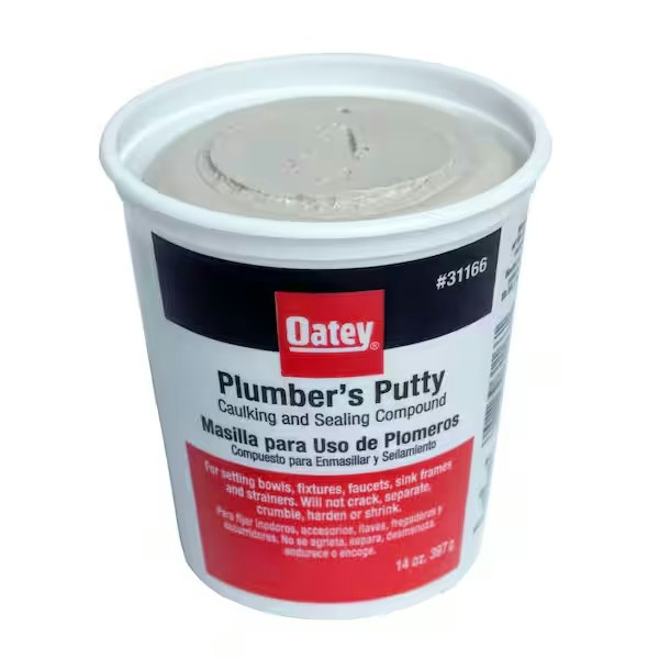 Oatey 14-oz. Plumber's Putty: $1.57