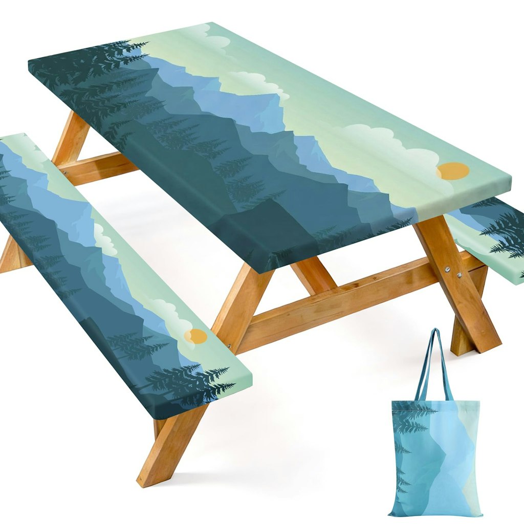Dntorx Picnic Table Cover Set: $9.99