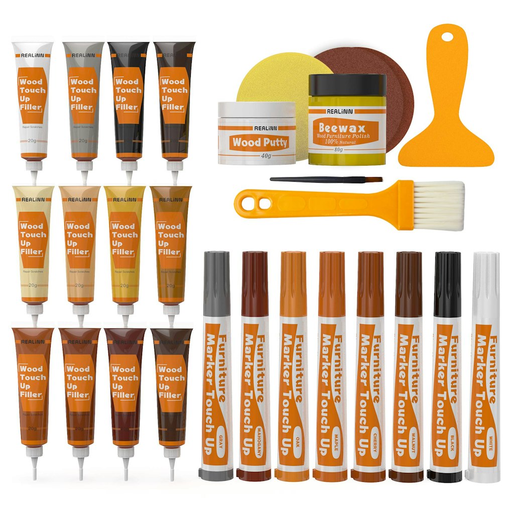 Realinn 28-Piece Wood Furniture Touch Up Kit: $18