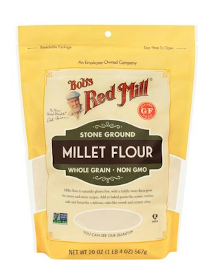 Bob's Red Mill 20-oz. Stone Ground Millet Flour 4-Pack for $10 via Sub & Save + free shipping w/ Prime