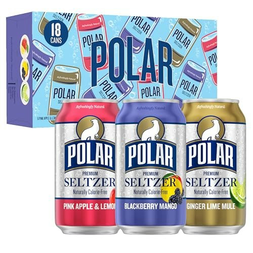 Polar Seltzer Water Variety Pack 18-Pack: $14.82 Polar Seltzer Water Variety Pack 18-Pack: $14.82