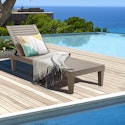 Gymax Patio Outdoor Chaise Lounge Chair Recliner for $80 + free shipping