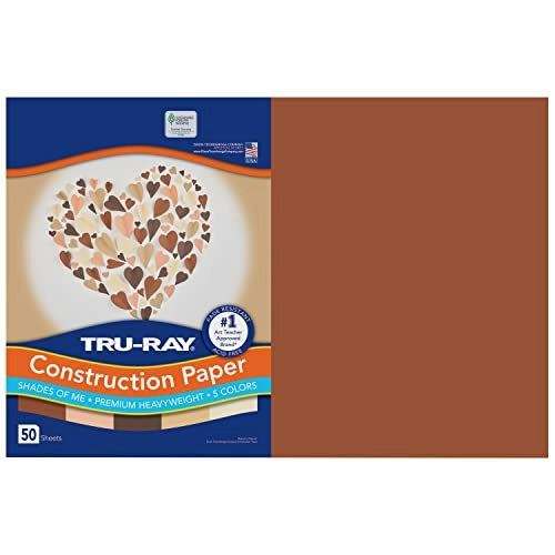 Tru-Ray Shades of Me 12"x18" Construction Paper 50-Sheet Pack: $12.27 Tru-Ray Shades of Me 12"x18" Construction Paper 50-Sheet Pack: $12.27