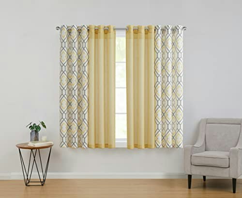 VCNY Home Jackston Taupe 4-Piece Grommet Curtain Set: $24.68 VCNY Home Jackston Taupe 4-Piece Grommet Curtain Set: $24.68