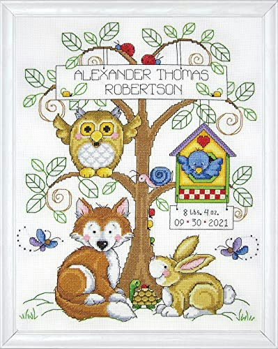 Design Works Crafts Baby's Forest Counted Cross Stitch Kit: $20.04 Design Works Crafts Baby's Forest Counted Cross Stitch Kit: $20.04
