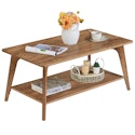 Vasagle 2-Tier Coffee Table for $75 + free shipping