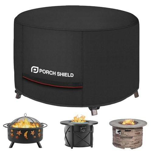 Porch Shield 32-inch Round Patio Fire Pit Cover: $22.99 Porch Shield 32-inch Round Patio Fire Pit Cover: $22.99