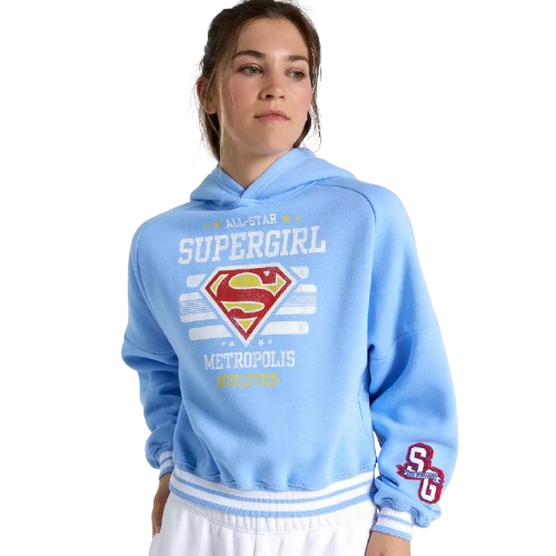 DC x DSG Women's Supergirl All Star Athletic Crop Hoodie: $14