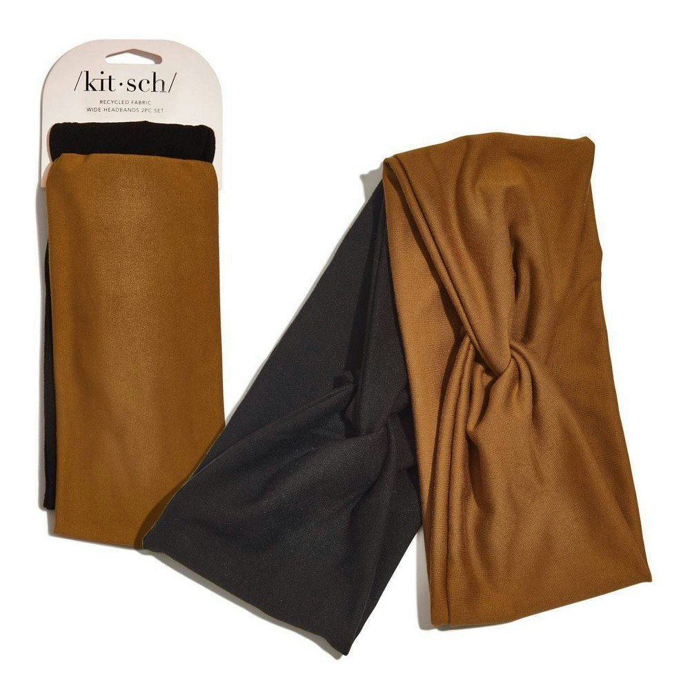 Kitsch Recycled Fabric Wide Twist Headband 2-Pack: $11.99 Kitsch Recycled Fabric Wide Twist Headband 2-Pack: $11.99