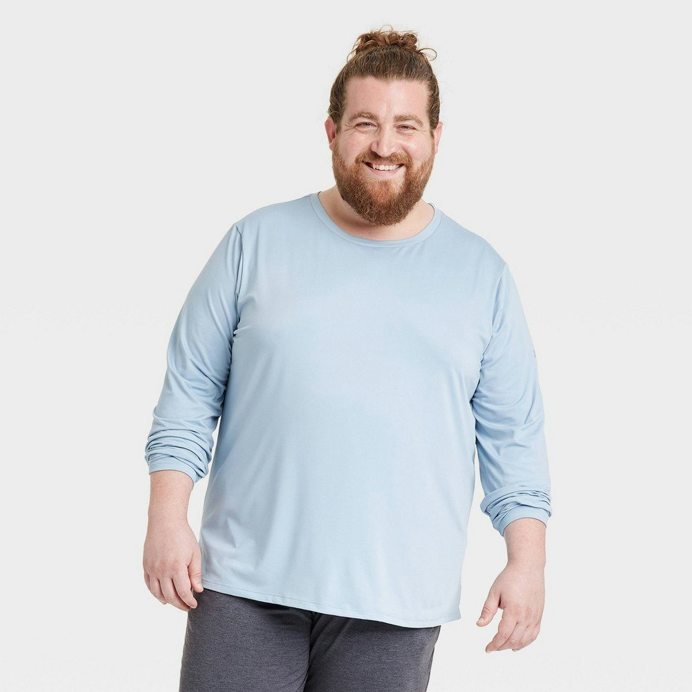 All In Motion Men's Performance Long Sleeve T-Shirt: $16 All In Motion Men's Performance Long Sleeve T-Shirt: $16