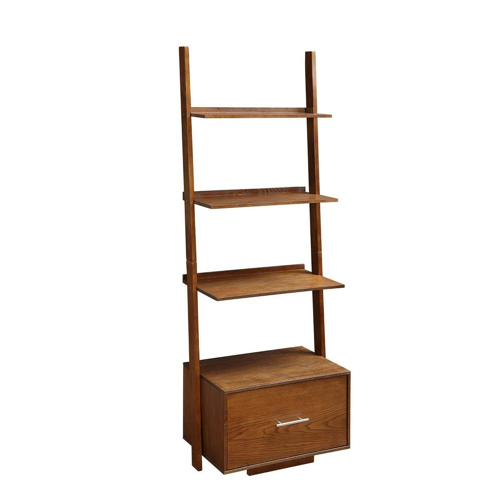 Breighton Home 69-Inch American Heritage Ladder Bookshelf with File Drawer: $152.99 Breighton Home 69-Inch American Heritage Ladder Bookshelf with File Drawer: $152.99