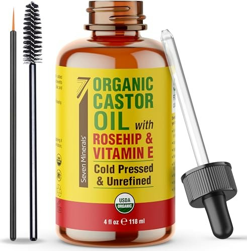 Seven Minerals Organic Castor Oil with Rosehip & Vitamin E 4-fl oz: $9.98 Seven Minerals Organic Castor Oil with Rosehip & Vitamin E 4-fl oz: $9.98