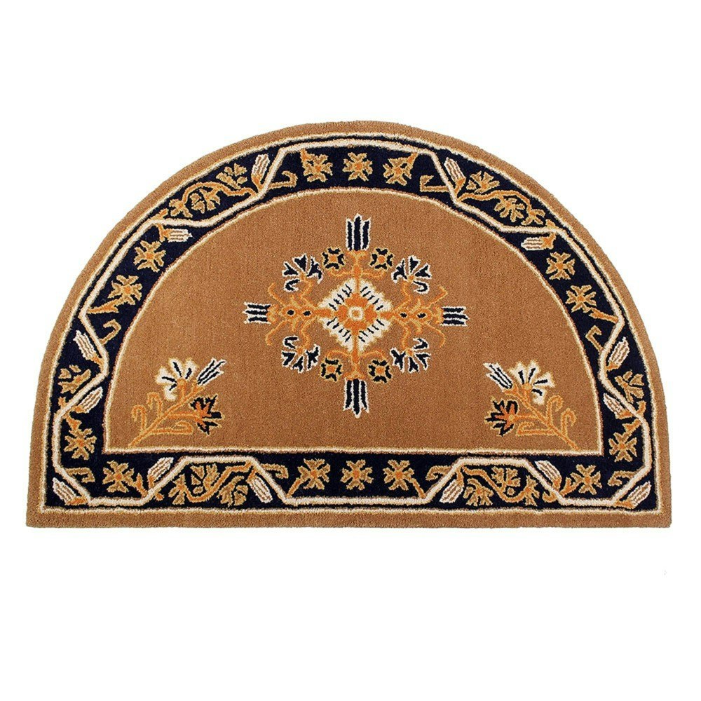 Achla Designs 26"x56" Jardin Half-Round Wool Hearth Rug: $174.99