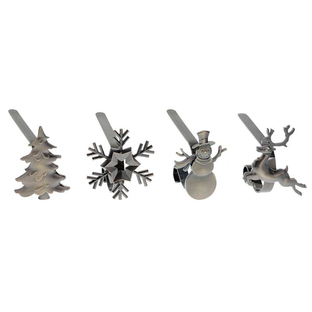 MantleClip Icons Antique Brass Stocking Hanger: $15.19