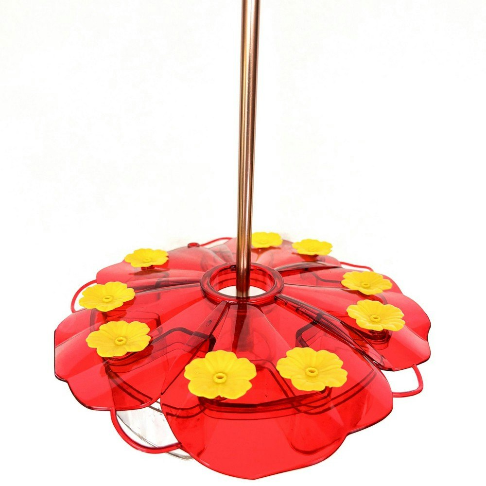 Ultimate Innovations 13-Inch Flat Hibiscus Aluminum Hummingbird Feeder: $45.99 Ultimate Innovations 13-Inch Flat Hibiscus Aluminum Hummingbird Feeder: $45.99