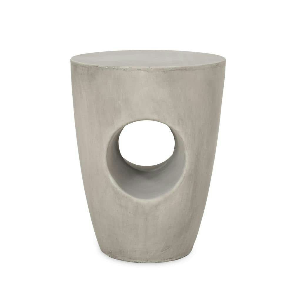 Gray Magnesium Oxide Outdoor Side Table: $119 Gray Magnesium Oxide Outdoor Side Table: $119