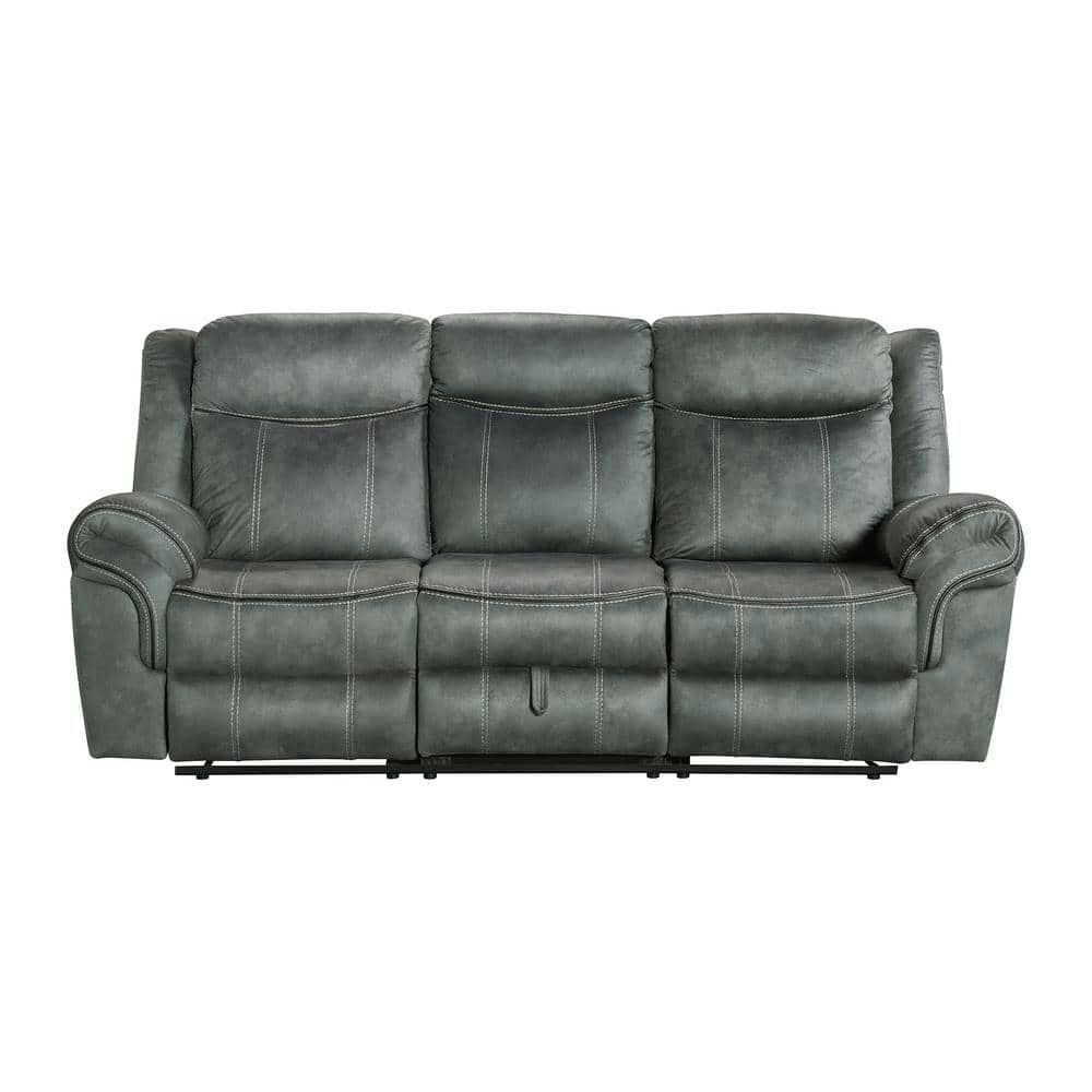 Tasso 85-Inch Power Outlet Pillow Top Arm Polyester Sofa: $992.54