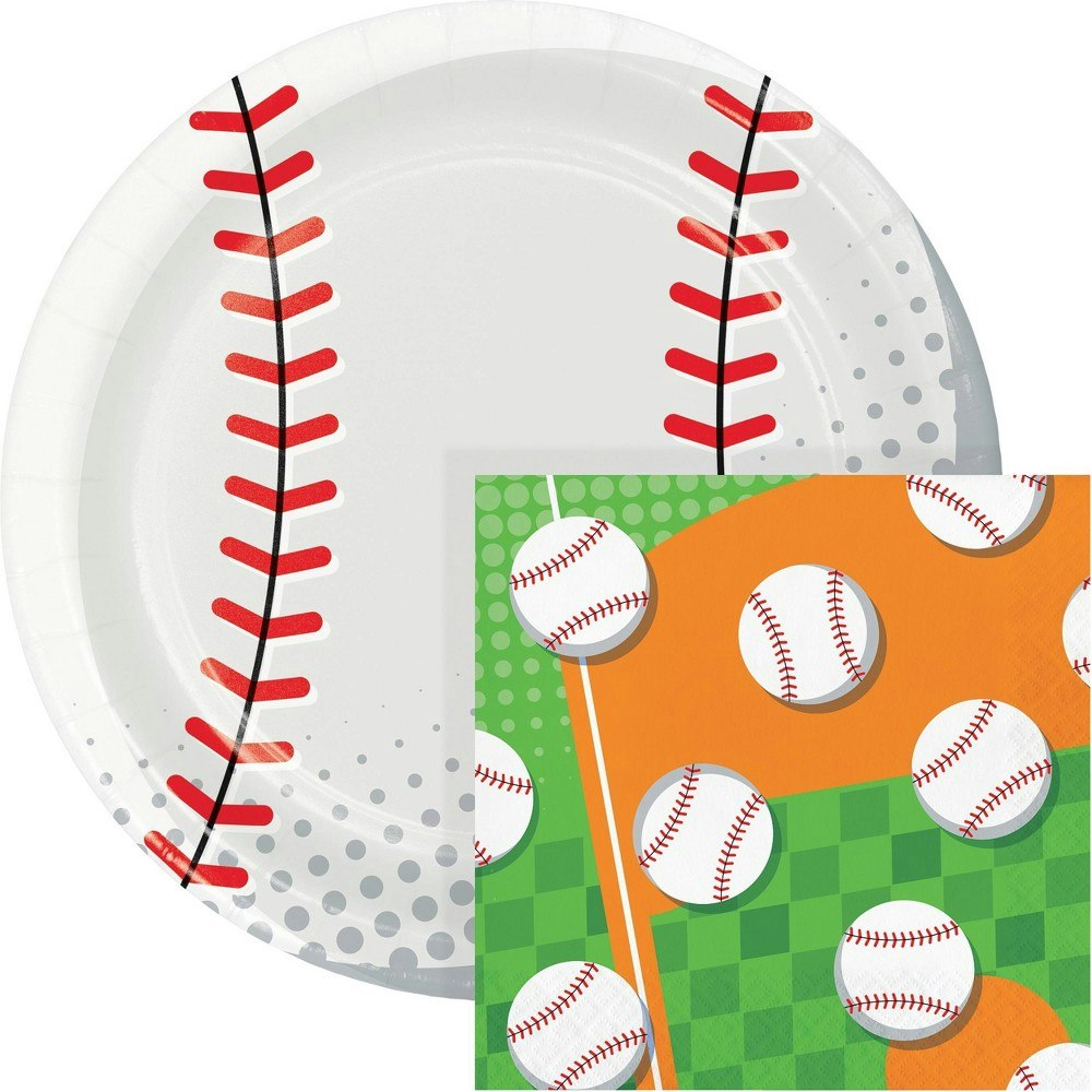 Say Hooray! Baseball Disposable Dinnerware Set: $24.99