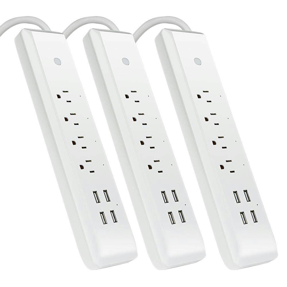 Smart Wi-Fi 4-Outlet and 4-USB Power Strip 3-Pack: $125.45 Smart Wi-Fi 4-Outlet and 4-USB Power Strip 3-Pack: $125.45