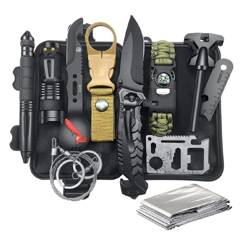 12-in-1 Outdoor Survival Kit: $82.71