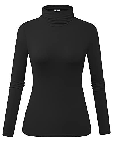 Women's Long Sleeve Slim Fit Turtleneck Top: $7.99 Women's Long Sleeve Slim Fit Turtleneck Top: $7.99