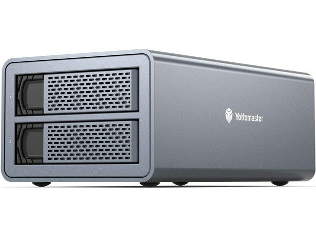 Yottamaster 2-Bay RAID External Hard Drive Enclosure: $149.99 Yottamaster 2-Bay RAID External Hard Drive Enclosure: $149.99