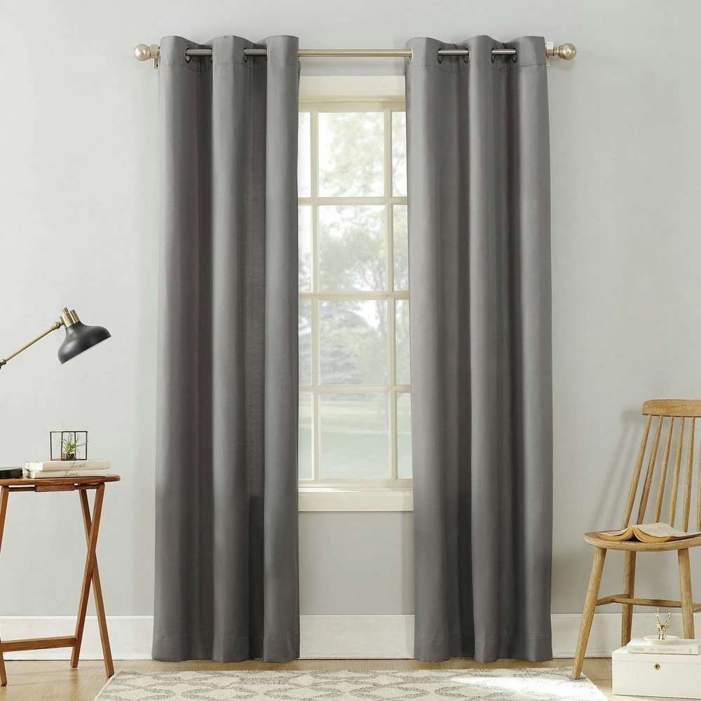 No. 918 Sora Casual Textured Light Filtering Grommet Curtain Panel 84"x40": $23.99 No. 918 Sora Casual Textured Light Filtering Grommet Curtain Panel 84"x40": $23.99