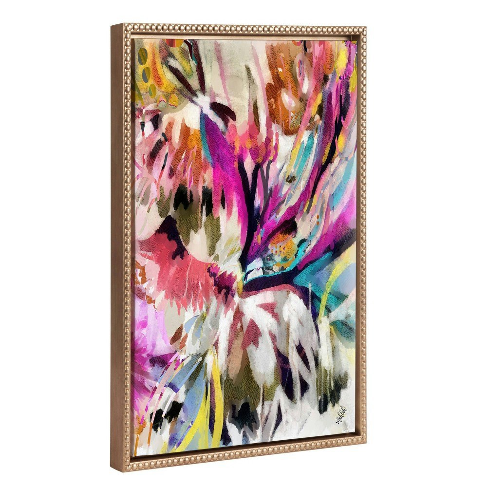 18"x24" Sylvie Beaded Framed Canvas Wall Art: $59.99