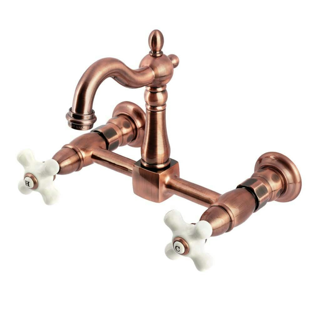 Heritage 2-Handle Wall-Mount Kitchen Faucet: $328.85 Heritage 2-Handle Wall-Mount Kitchen Faucet: $328.85