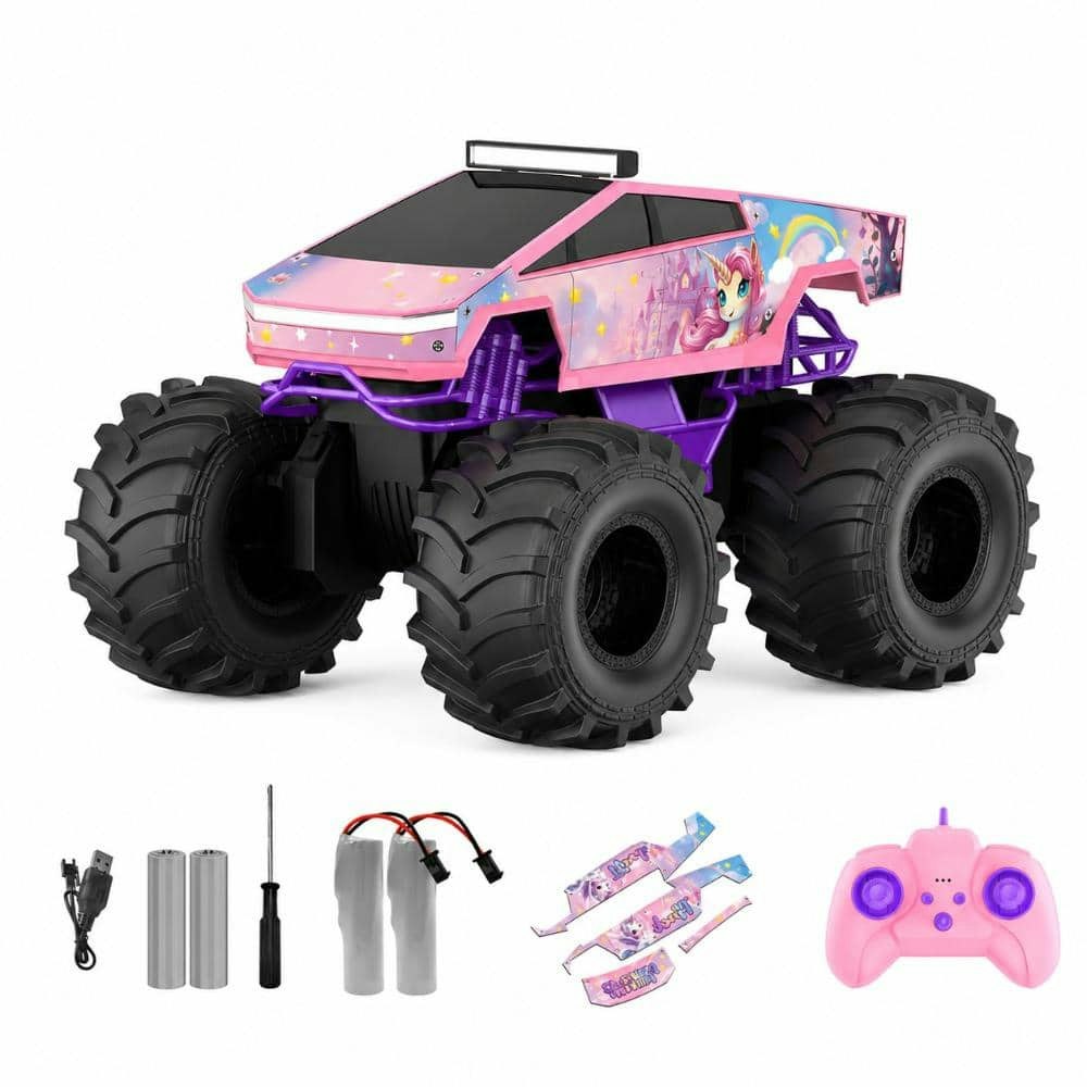 1:18 Scale Amphibious 4WD RC Monster Truck: $113.36