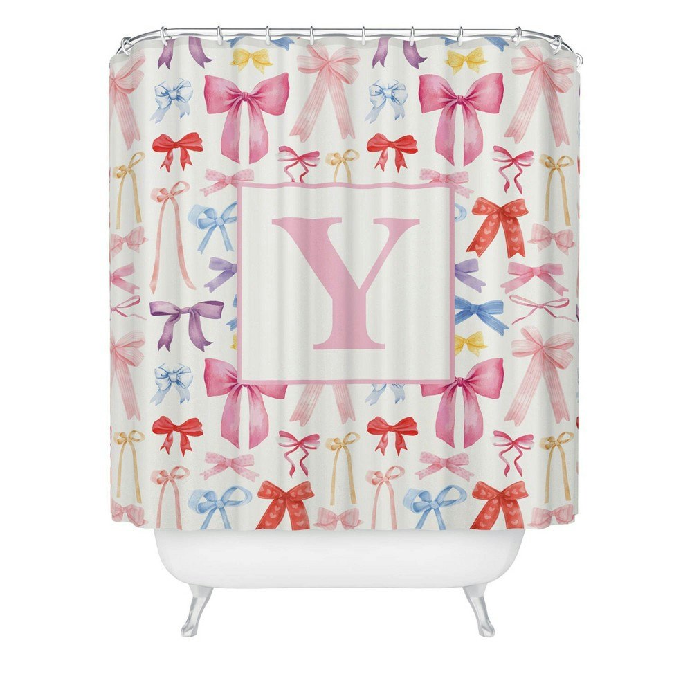 Deny Designs April Lane Art Monogram Shower Curtain: $69.99
