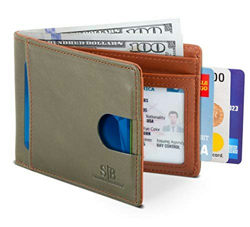 Serman Brands Slim Bifold Leather Wallet: $23.66 Serman Brands Slim Bifold Leather Wallet: $23.66
