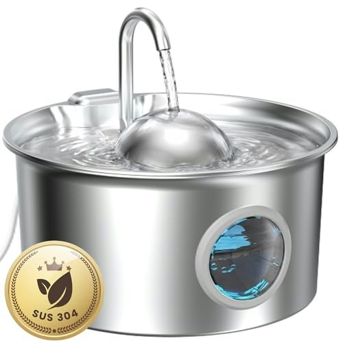 Stainless Steel Pet Water Fountain: $19.97 Stainless Steel Pet Water Fountain: $19.97