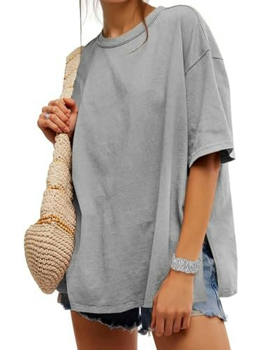 Unclecat Women's Oversized Short Sleeve T-Shirt: $14.96 Unclecat Women's Oversized Short Sleeve T-Shirt: $14.96