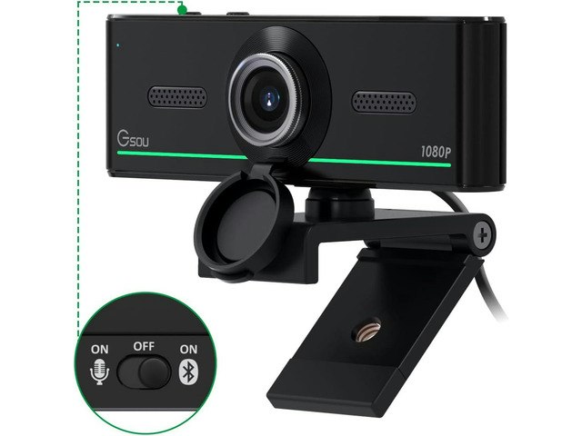 1080p Webcam with Microphone: $102.94