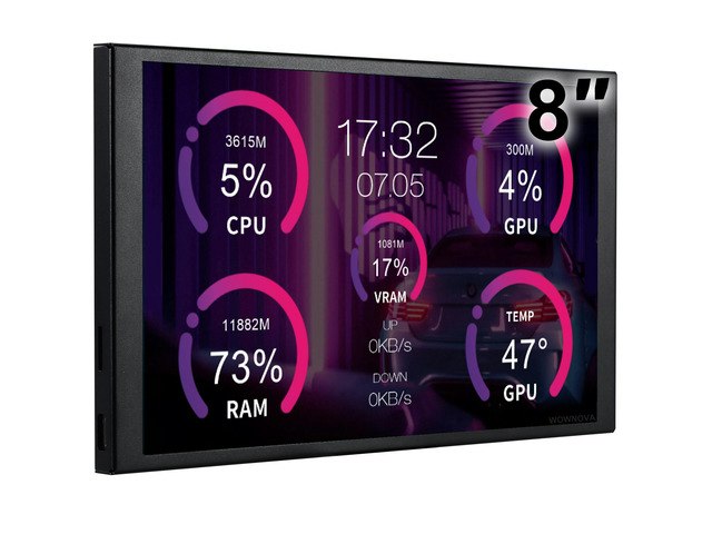 8-Inch LCD PC Case Temperature Monitor: $134.99 8-Inch LCD PC Case Temperature Monitor: $134.99