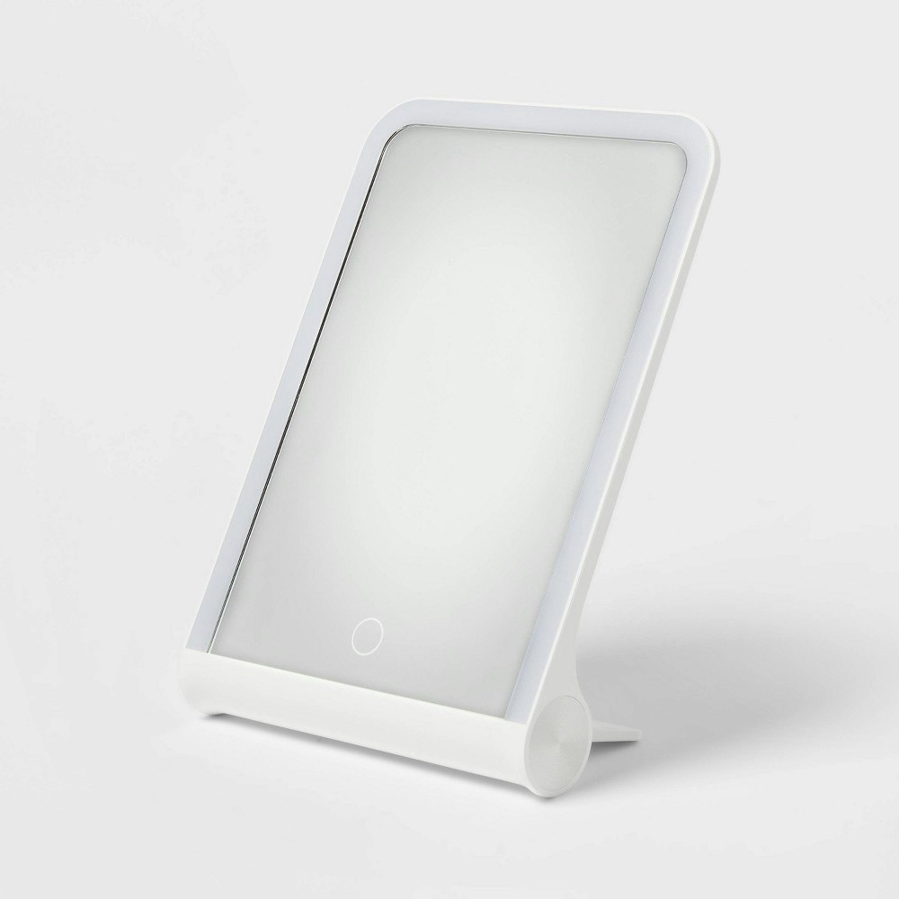 Room Essentials Rectangular LED Vanity Mirror: $25 Room Essentials Rectangular LED Vanity Mirror: $25