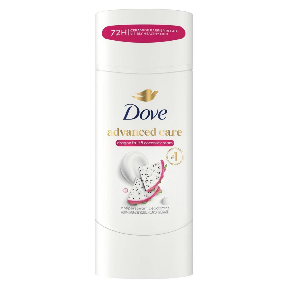 Dove Advanced Care Dragon Fruit and Coconut Cream Antiperspirant Deodorant Stick 2.6oz: $7.99 Dove Advanced Care Dragon Fruit and Coconut Cream Antiperspirant Deodorant Stick 2.6oz: $7.99