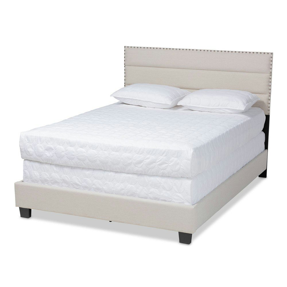Baxton Studio Queen Ansa Upholstered Bed: $219.99