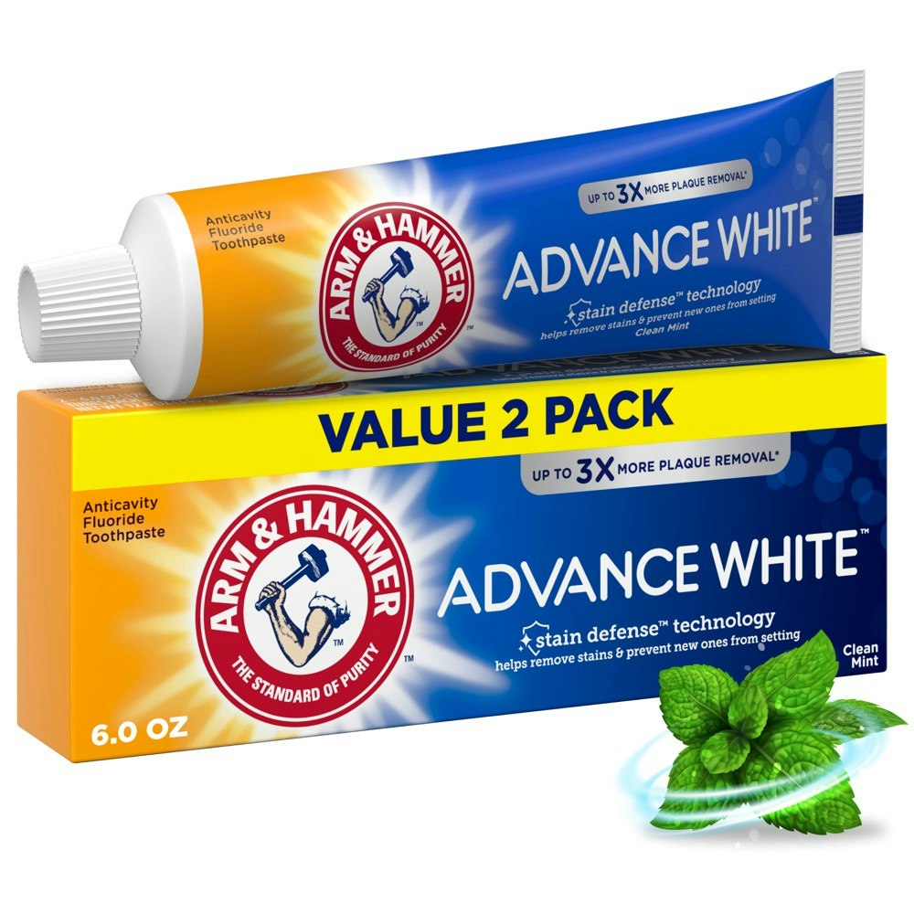 Arm & Hammer Advance White Extreme Whitening Toothpaste 2-Pack: $6.99 Arm & Hammer Advance White Extreme Whitening Toothpaste 2-Pack: $6.99